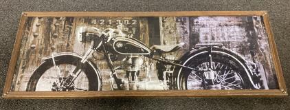 Motorcycle Framed Art