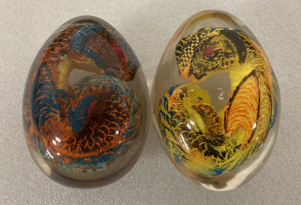 3” Resin Dragon Egg Collectibles