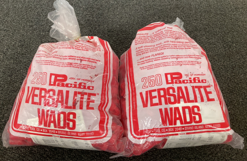 (2) Bags 250 Ct. Pacific Versalite Wads