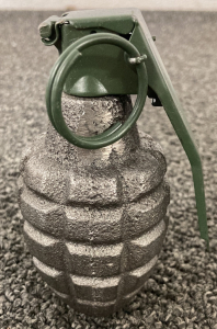 WWII US MK2 Pineapple Type Hand Grenade- Inert