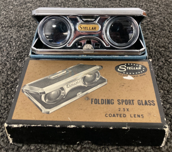 Vintage Stellar Folding Sport Glass- Excellent Condition- With Original Box