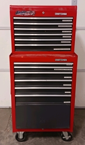 Rolling Craftsman 2-Piece Toolbox