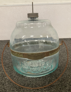 Antique Kerosene Stove Drip Bottle - Patented In 1913