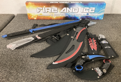 Black Legion Fire And Ice 4 Piece Battle Set