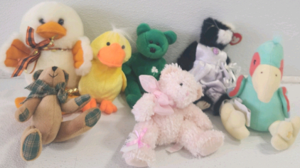 (7) Small Stuffed Animals