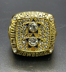 (1) 1977 Dallas Cowboys Championship Super Bowl Ring Named To Roger Staubach