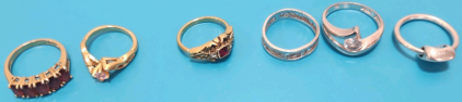 (6) Fashion Rings