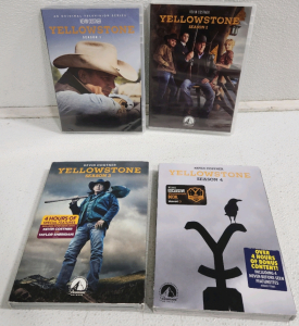 (4) Seasons Of Yellowstone On DVD