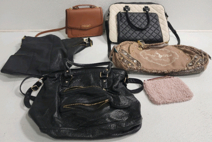 (5) Women's Fashion Bags, (1) Wallet