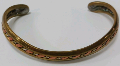 Copper Tone Cuff Bracelet