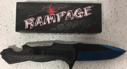 Rampage Blue Knife