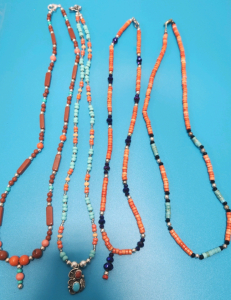 (4) Handmade Native American Necklaces