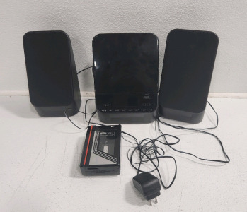 CD Player With 2 Speakers, Stereo Am-Fm Cassette Player