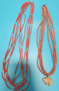 (2) Handmade Native American Necklaces