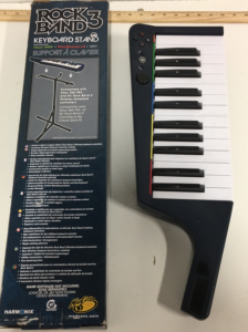 Rock Band 3 Keyboard and Stand