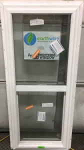 (1) Western Windows EarthWise 17-3/4&rdquo; x 22-11/16&rdquo; Single Hung Window