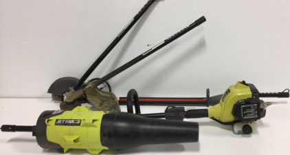 Ryobi 4in1 Lawn Care Kit- Full Crank 2cycle Motor