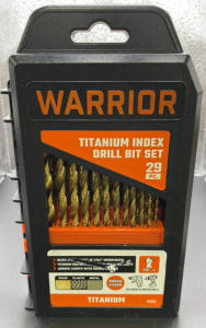 (1) Set Warrior Titanium 29pc Drill Bit Set
