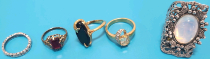 (6) Fashion Rings