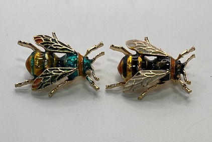 (2) Bumblebee Pins