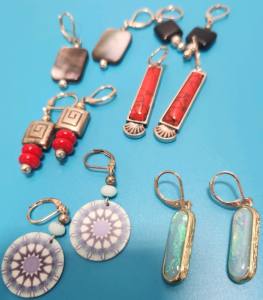 (6) Pairs Of Handmade Native American Earrings