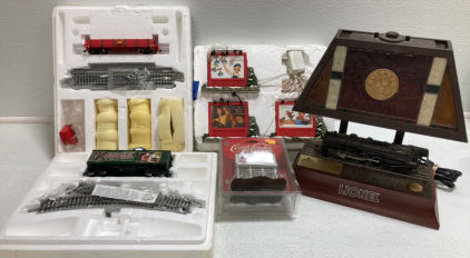 Coca-Cola Train Parts, Lionel Train Lamp