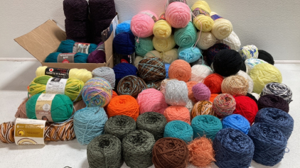 Large Lot of Assorted Yarn