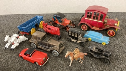 Vintage Metal & Plastic Vehicles