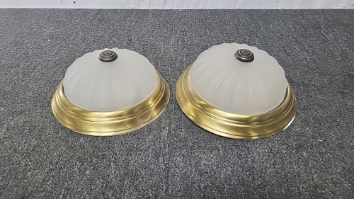 Pair of Matching Ceiling Light Fixtures