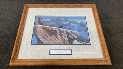 Harry Antis “King Of The Mountain” Framed Print