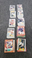 Box of Baseball and Football Cards