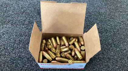 Box Of Winchester 9mm Luger Ammo