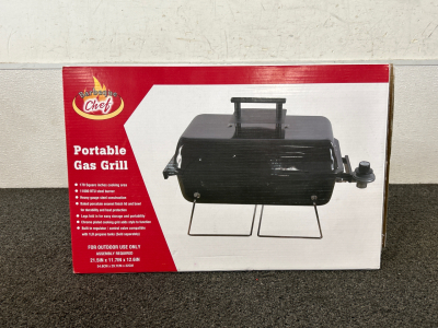 New in Box Barbeque Chef Portable Gas Grill