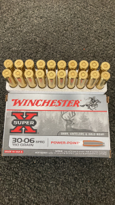 (20) Rnds. Winchester 30-06 SPRG Ammo