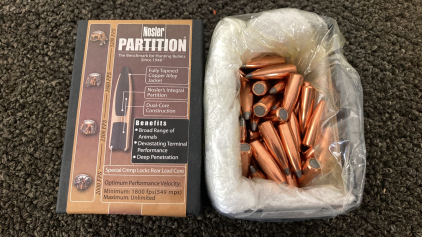 Nosler Partition 30 Caliber Spitzer Bullets