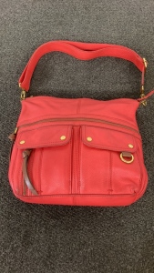 Leather Fossil Shoulder Bag