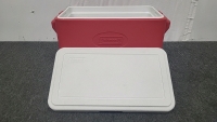 Very Nice Red Coleman Cooler and Lid