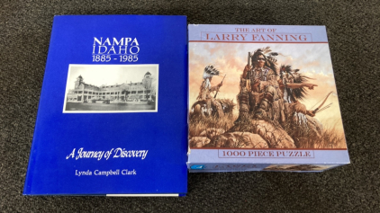Nampa Idaho Book And Indian Puzzle