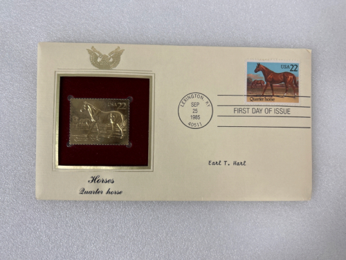 First Day Of Issue Commemorative 24kt Collector Stamp