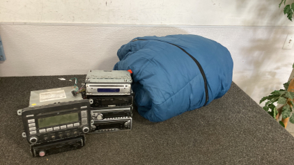 Car Radios, and Sleeping Bag