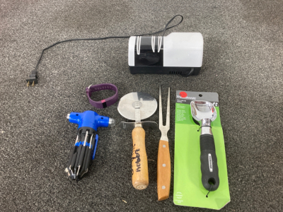 Knife Sharpener, Ice Cream Scoop, Pizza Cutter & More