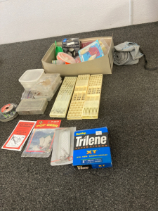 Box of Fishing Tackle