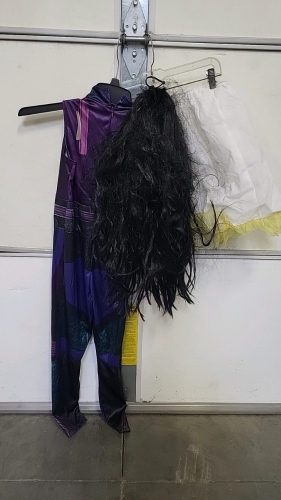 Children's Large Halloween Costume with Wig