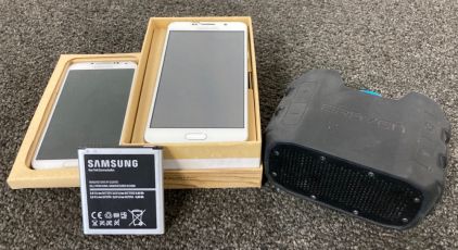 Samsung Phones And Bluetooth Speaker