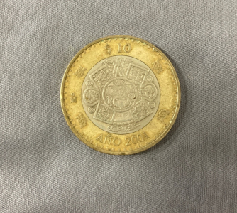 2001 Mexican$10 Coin