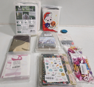 (2) Barrier Nettings, (2) Pok&eacute;mon Binders, (2) Planners, (2) Bag Of My Little Ponies And More