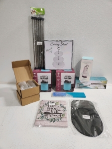 Soap Dispenser,Serving Stand, (2) Utensil Holders, Canning Lids, (2) Paper Towel Holders And More