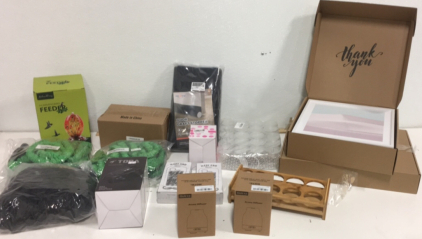 (2) Harland Classic Stainless Steel Flasks (1) Tora Bike Pedal Adapter (2) Expandable Garden Hoses (1) Door Draft Stopper Set And More!!