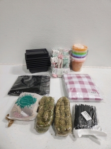 Plant Self Watering Steaks, Fake Moss, Planter Boxes/Pots, Outdoor Table Cloth, Irrigation Stakes And More