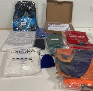 (1) Grandpa Appreciation Sign, (1) White Exlura Size M Ruffle Dress, (1) Men&rsquo;s Slim Wallet, and more !